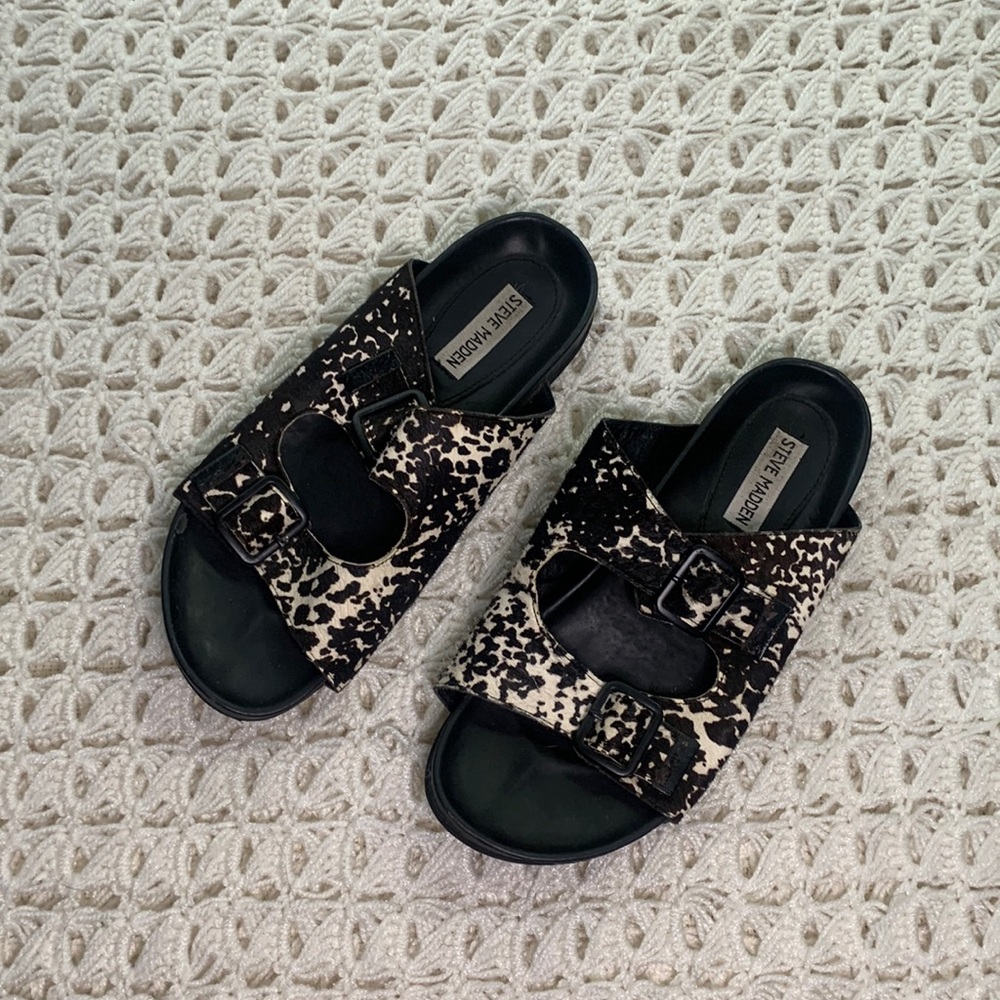 Steve Madden Faux Calf Hair Sandal